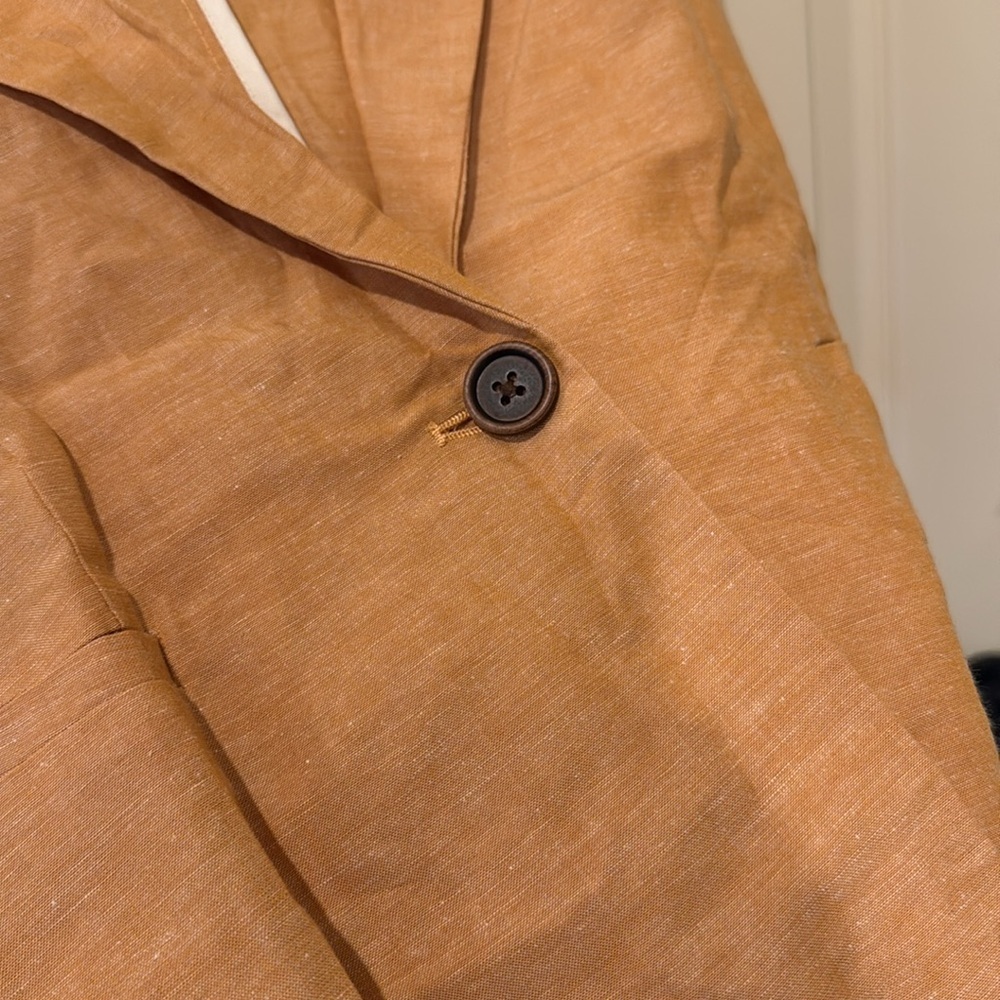 DREW NWT linen blend blazer, small - Picture 7 of 10